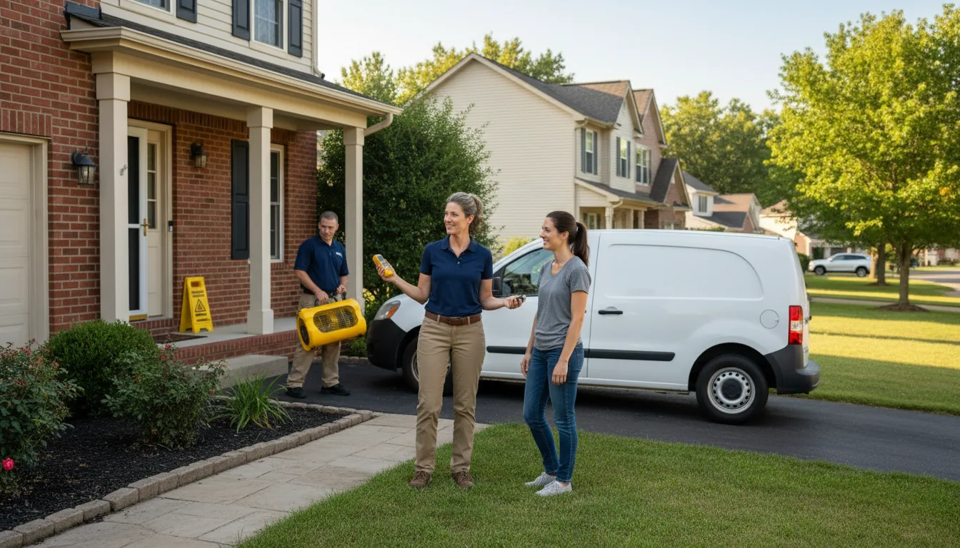 Water restoration image for Fire And Smoke Damage Restoration in Midland, OH
